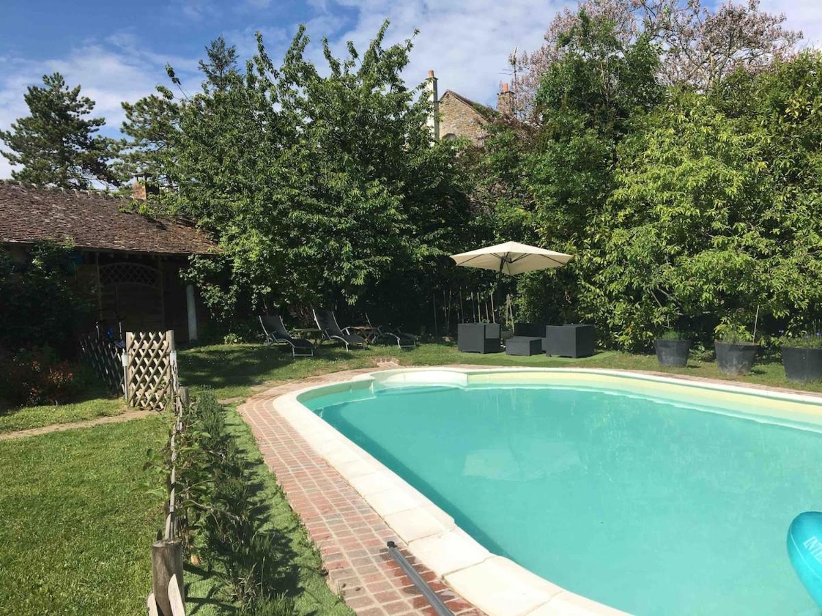 Maison Region Fontainebleau Pool Sauna River Aulnay-la-Riviere Buitenkant foto