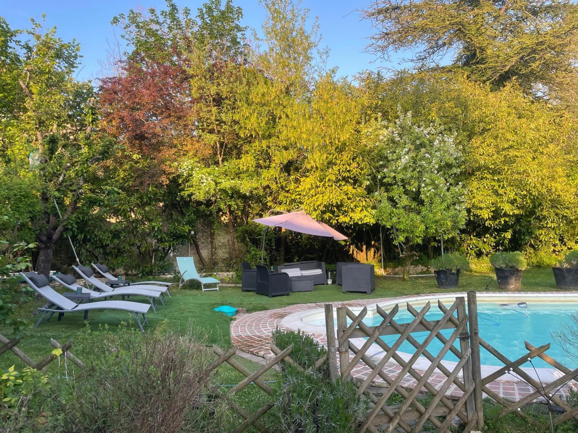 Maison Region Fontainebleau Pool Sauna River Aulnay-la-Riviere Buitenkant foto
