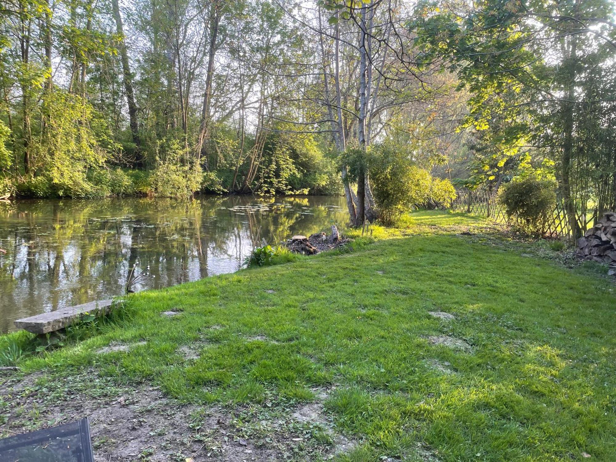Maison Region Fontainebleau Pool Sauna River Aulnay-la-Riviere Buitenkant foto