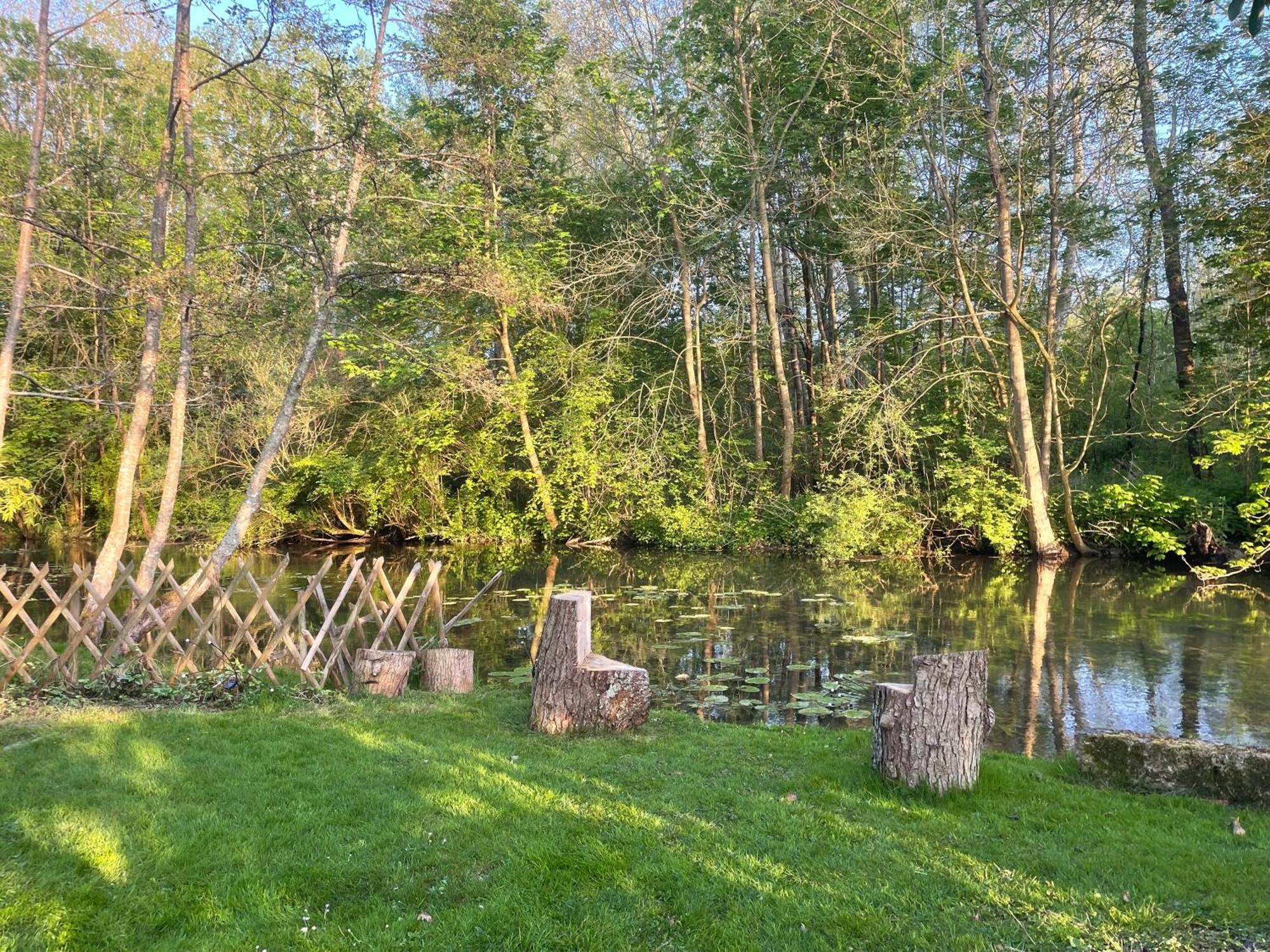Maison Region Fontainebleau Pool Sauna River Aulnay-la-Riviere Buitenkant foto